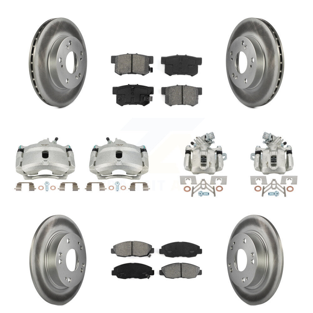 Transit Auto KCG-100840S Disc Brake Kit for 2006-2011 Honda Civic - Front and Rear product image