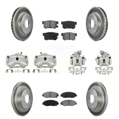Transit Auto KCG-100840S Disc Brake Kit for 2006-2011 Honda Civic - Front and Rear product image