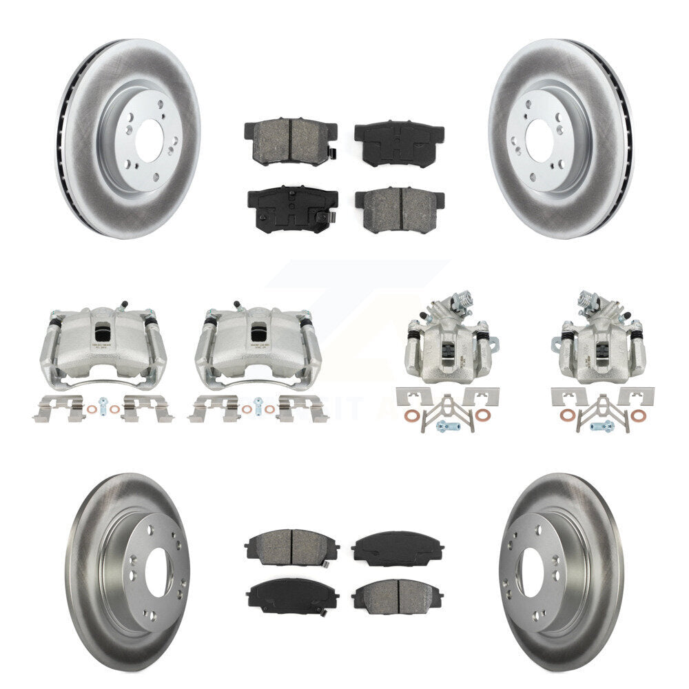 Transit Auto KCG-100841S Disc Brake Kit for 2007-2010 Acura CSX - Front and Rear product image