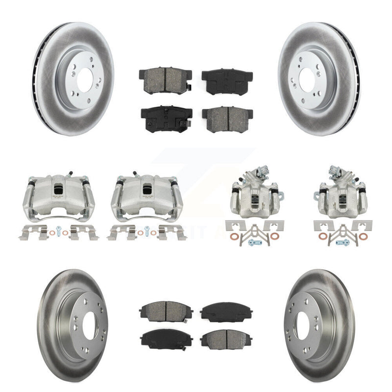 Transit Auto KCG-100841S Disc Brake Kit for 2007-2010 Acura CSX - Front and Rear product image