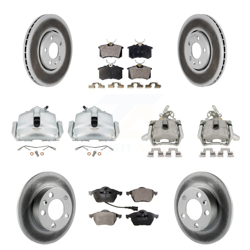 Transit Auto KCG-100841T Disc Brake Kit for 2006 Volkswagen Jetta - Front and Rear product image