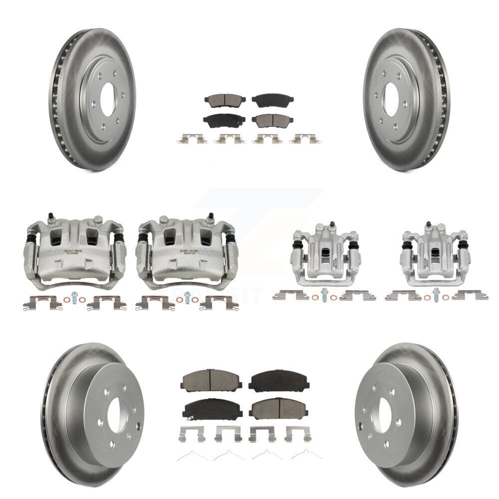 Transit Auto KCG-100842C Disc Brake Kit for 2011-2012 Suzuki Equator - Front and Rear product image