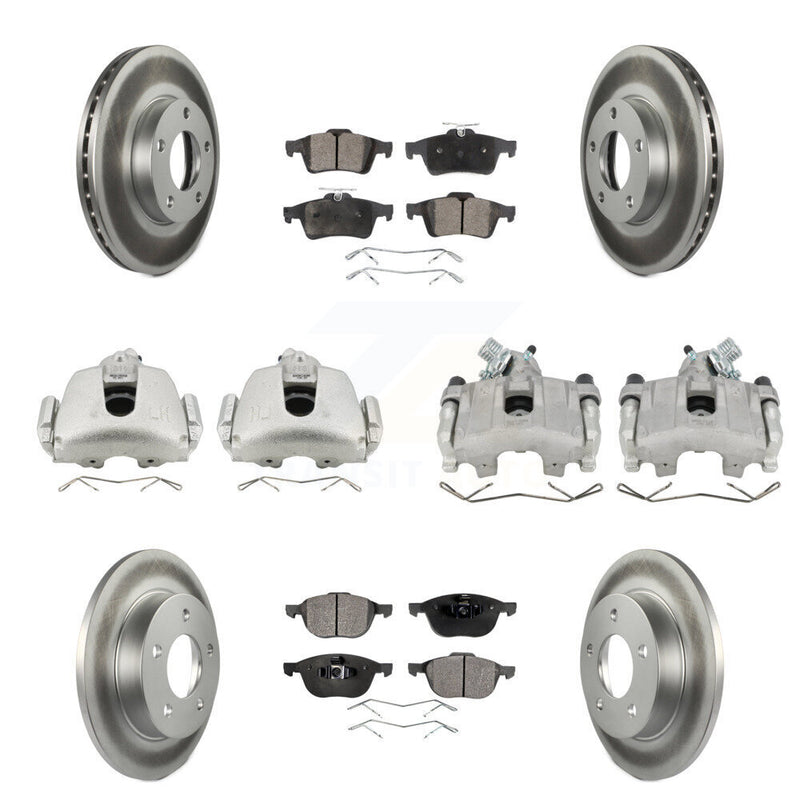 Transit Auto KCG-100842P Disc Brake Kit for 2006-2013 Mazda 3 Sport, Mazda 3 - Front and Rear product image