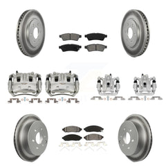 Transit Auto KCG-100842S Disc Brake Kit for 2005-2019 Suzuki Equator, Nissan Frontier - Front and Rear product image