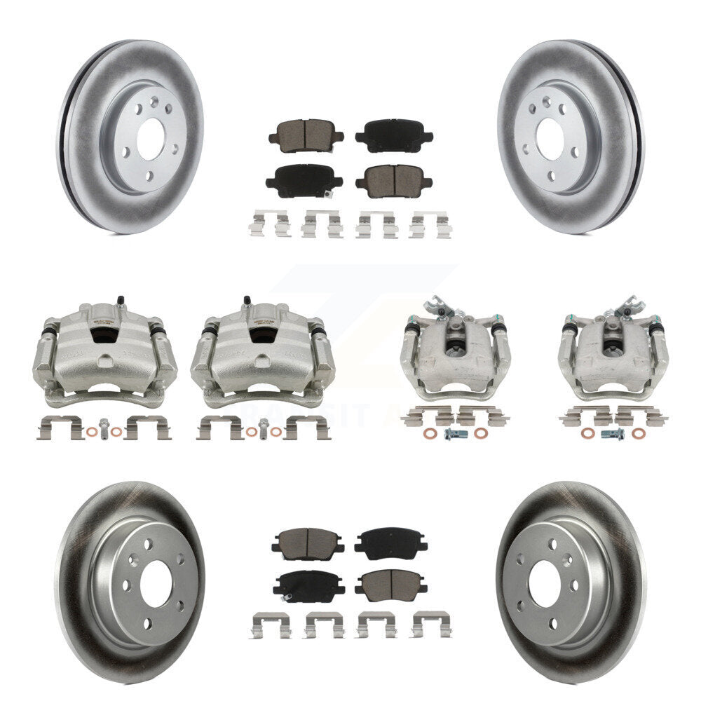 Transit Auto KCG-100843C Disc Brake Kit for 2017-2019 Chevrolet Cruze - Front and Rear product image