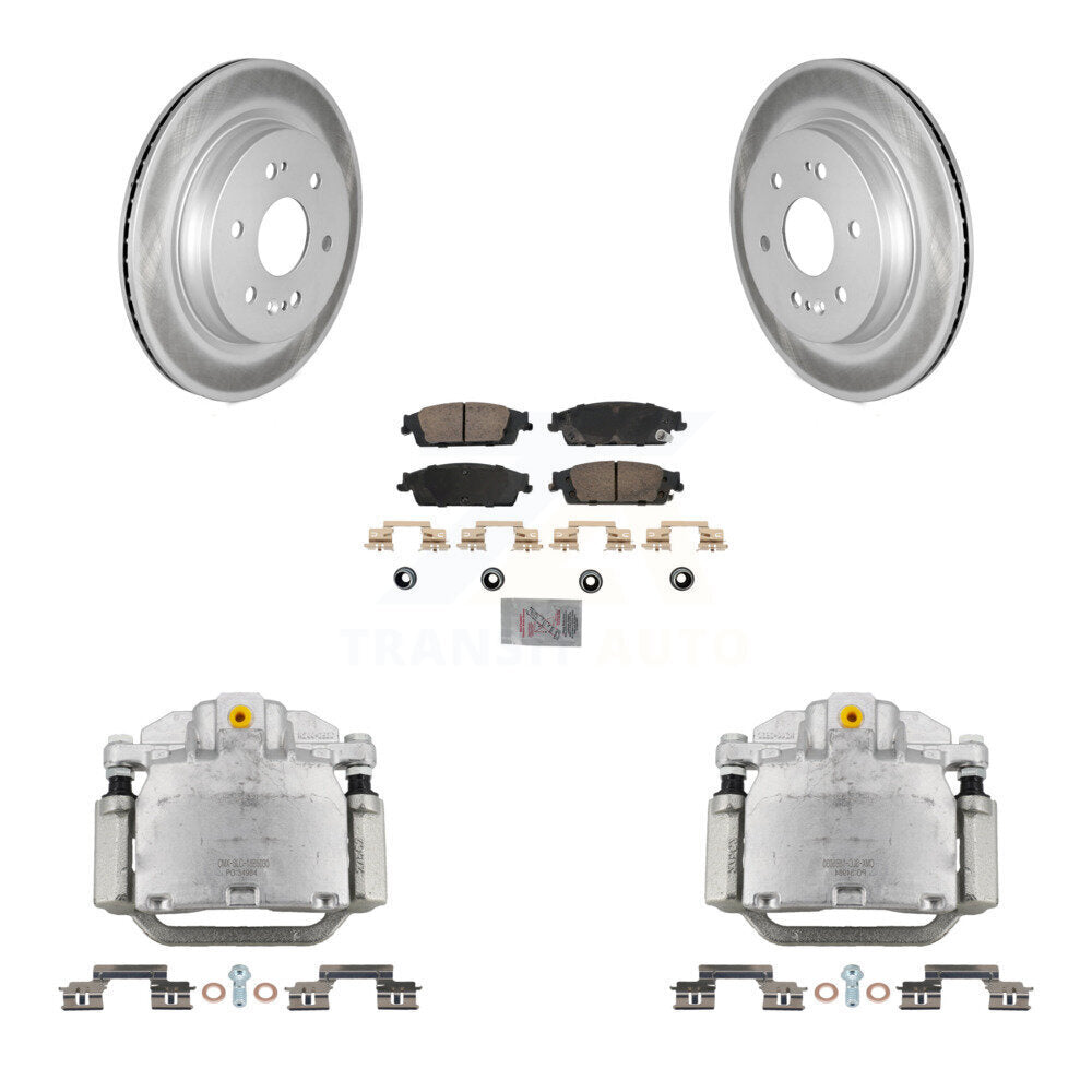 Transit Auto KCG-100843N Disc Brake Kit for 2019 Chevrolet Silverado 1500 LD, GMC Sierra 1500 Limited - Rear product image