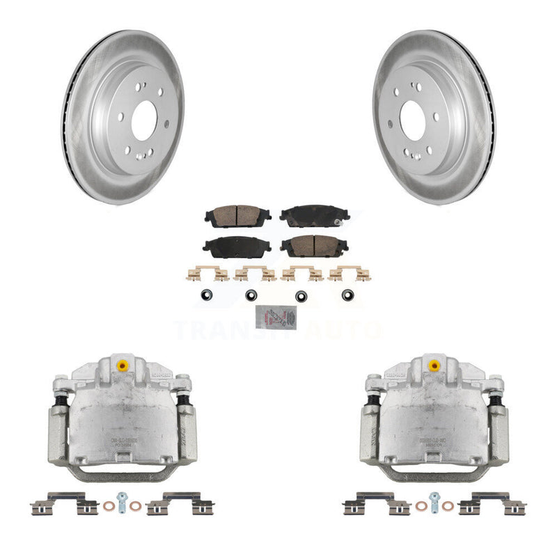 Transit Auto KCG-100843N Disc Brake Kit for 2019 Chevrolet Silverado 1500 LD, GMC Sierra 1500 Limited - Rear product image
