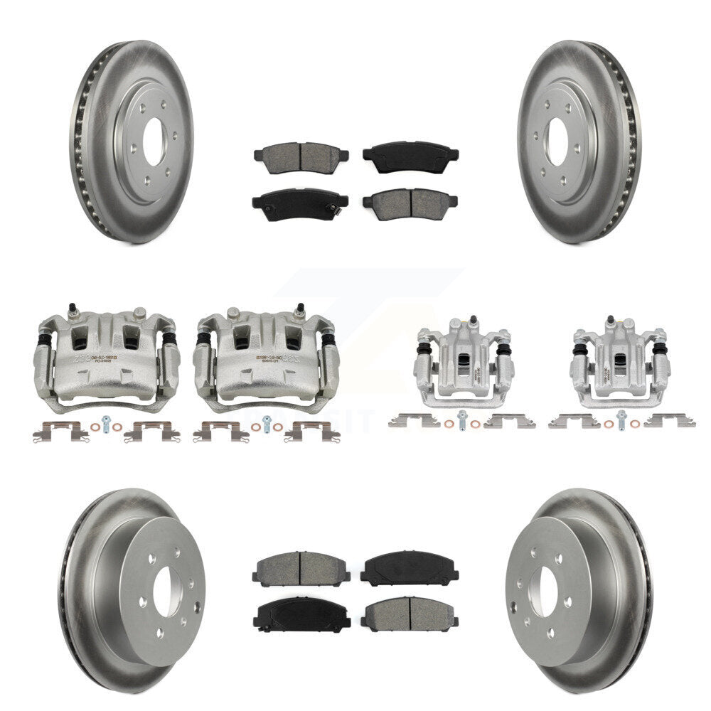 Transit Auto KCG-100843S Disc Brake Kit for 2011-2012 Suzuki Equator - Front and Rear product image