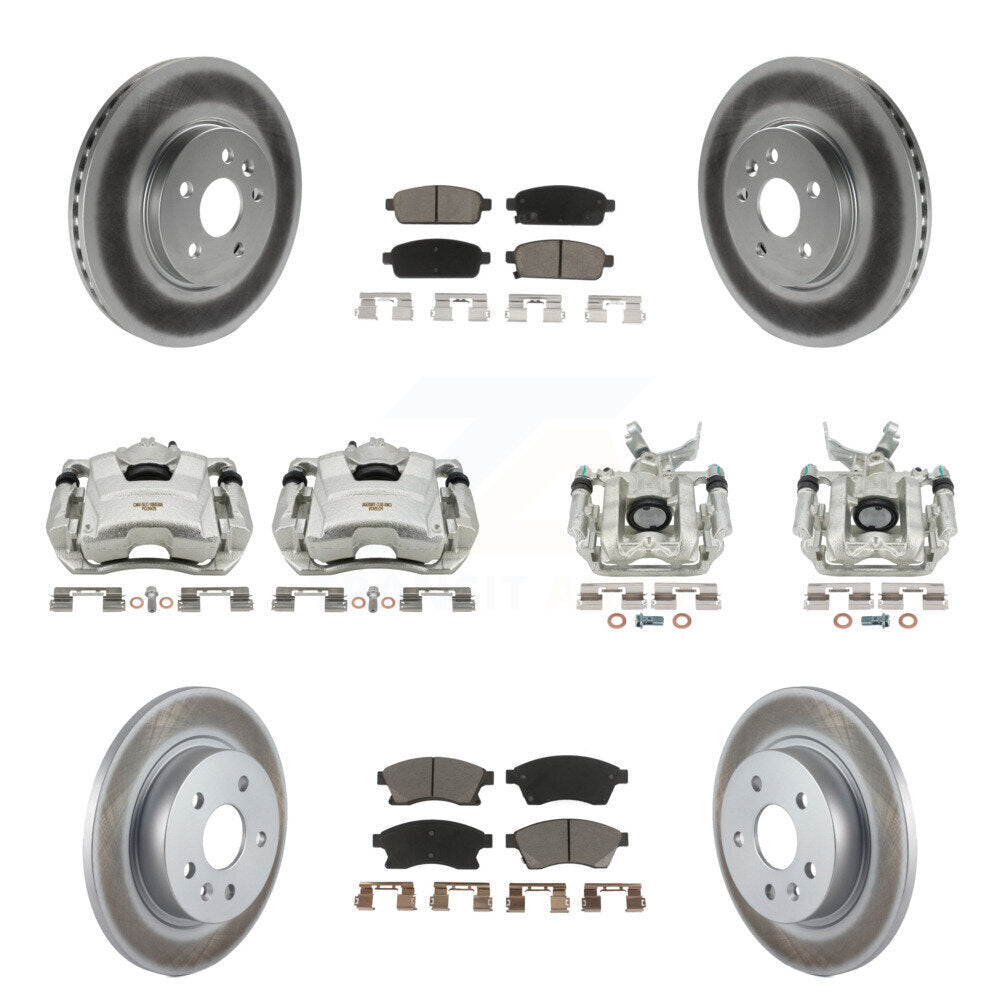 Transit Auto KCG-100844C Disc Brake Kit for 2013-2014 Chevrolet Sonic - Front and Rear product image