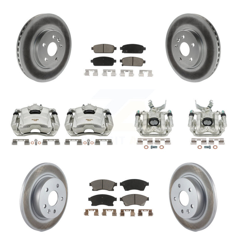 Transit Auto KCG-100844C Disc Brake Kit for 2013-2014 Chevrolet Sonic - Front and Rear product image