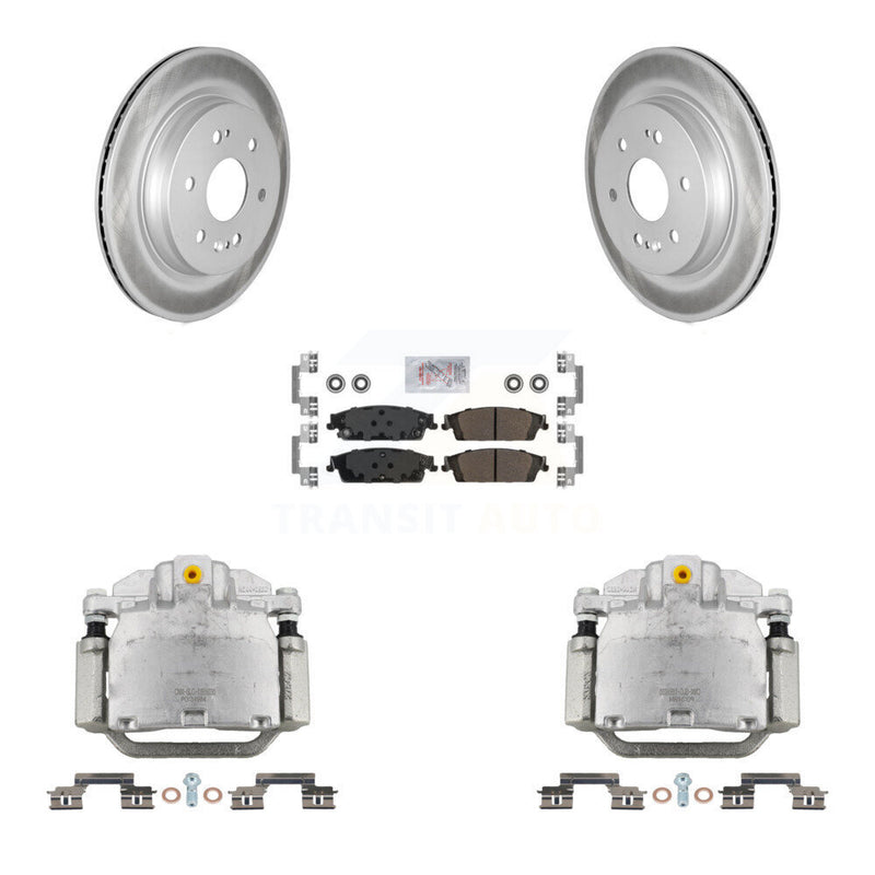 Transit Auto KCG-100844N Disc Brake Kit for 2019 Chevrolet Silverado 1500 LD, GMC Sierra 1500 Limited - Rear product image