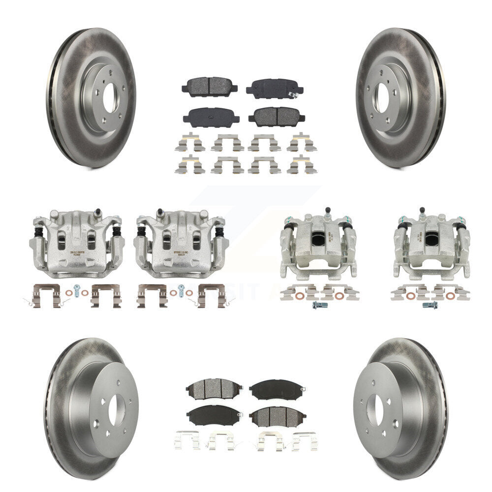 Transit Auto KCG-100844S Disc Brake Kit for 2011-2017 INFINITI QX70, Nissan Murano - Front and Rear product image