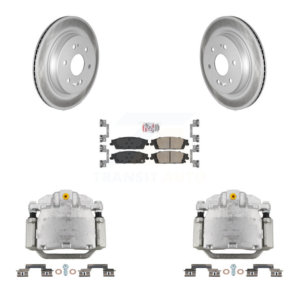 Transit Auto KCG-100845N Disc Brake Kit for 2019 Chevrolet Silverado 1500 LD, GMC Sierra 1500 Limited - Rear product image