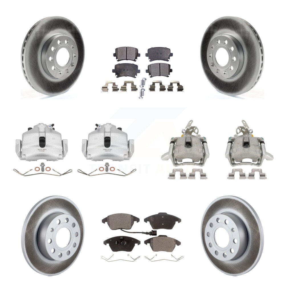 Transit Auto KCG-100845T Disc Brake Kit for 2006-2009 Volkswagen Rabbit - Front and Rear product image