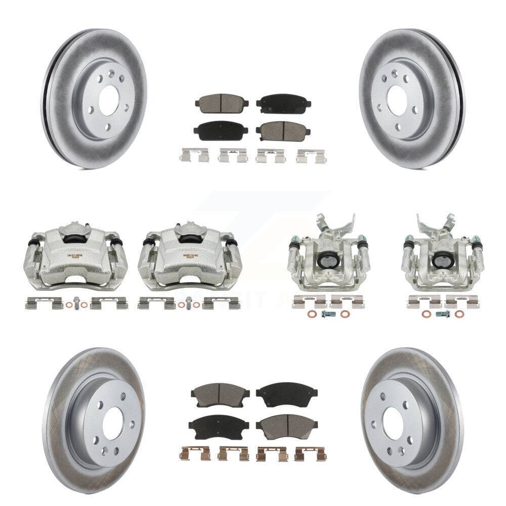 Transit Auto KCG-100846C Disc Brake Kit for 2014-2016 Chevrolet Sonic - Front and Rear product image