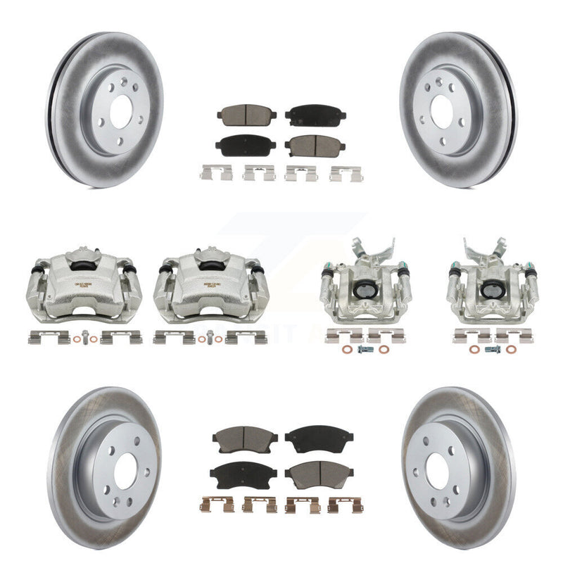 Transit Auto KCG-100846C Disc Brake Kit for 2014-2016 Chevrolet Sonic - Front and Rear product image