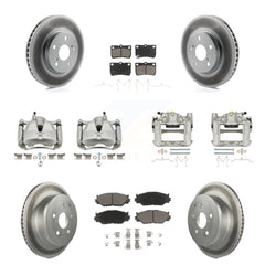 Transit Auto KCG-100847C Disc Brake Kit for 2010-2013 Lexus IS250 - Front and Rear product image