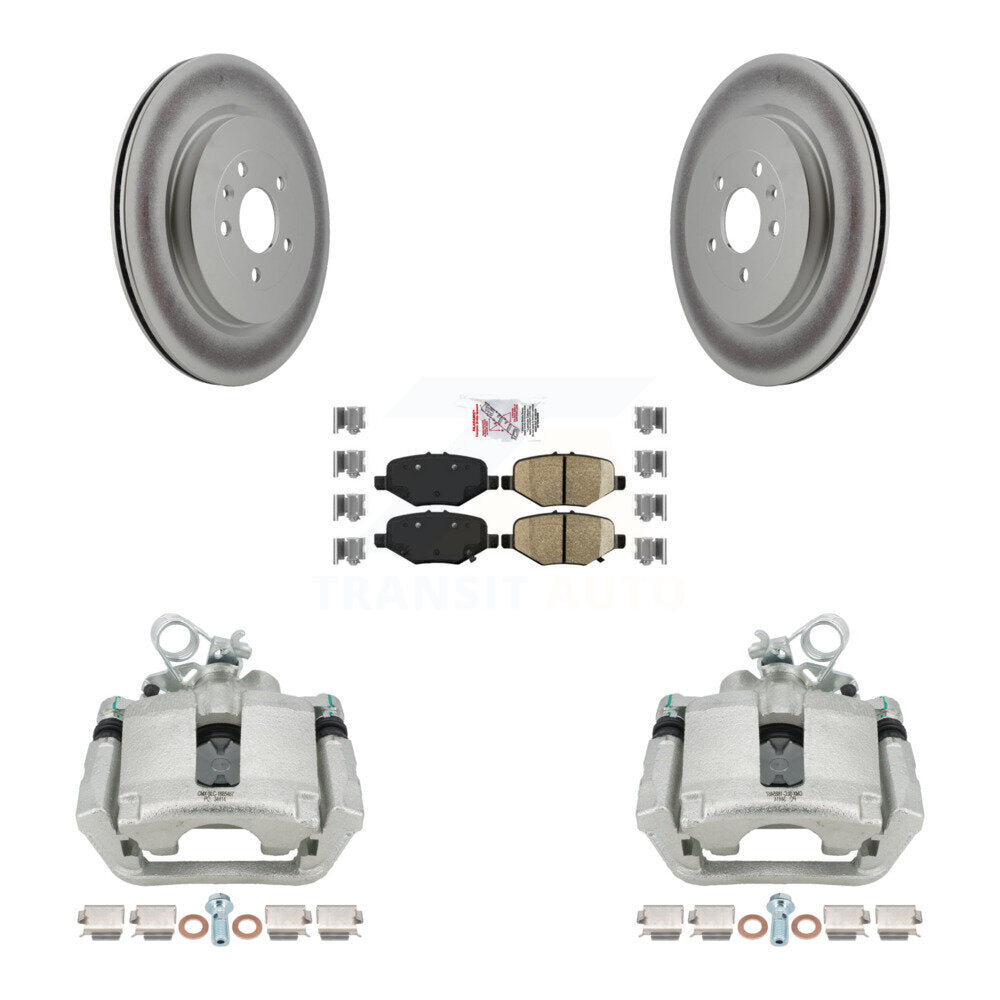 Transit Auto KCG-100847N Disc Brake Kit for 2013-2019 Ford Taurus, Ford Explorer, Ford Special Service Police Sedan & more - Rear product image