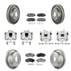 Transit Auto KCG-100847P Disc Brake Kit for 2007-2016 Jeep Wrangler - Front and Rear product image