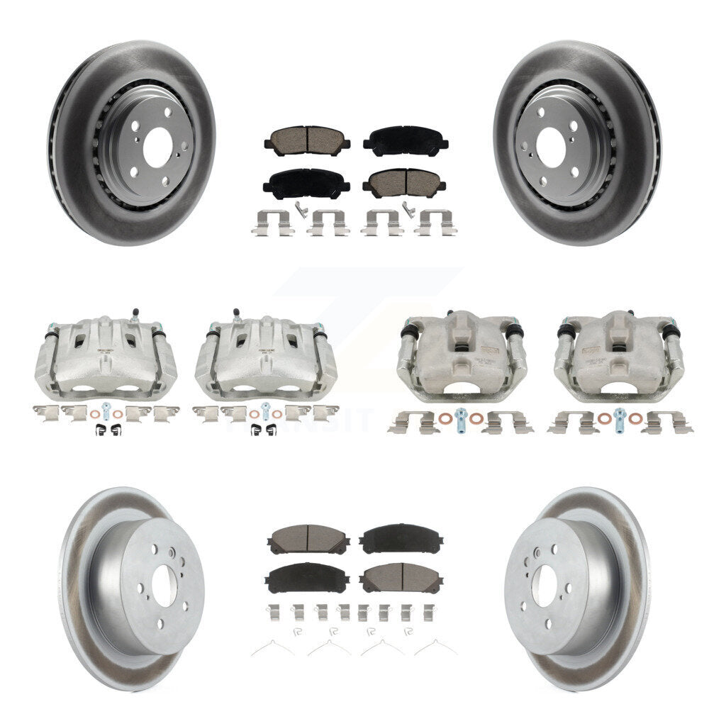 Transit Auto KCG-100848C Disc Brake Kit for 2010-2013 Toyota Highlander - Front and Rear product image