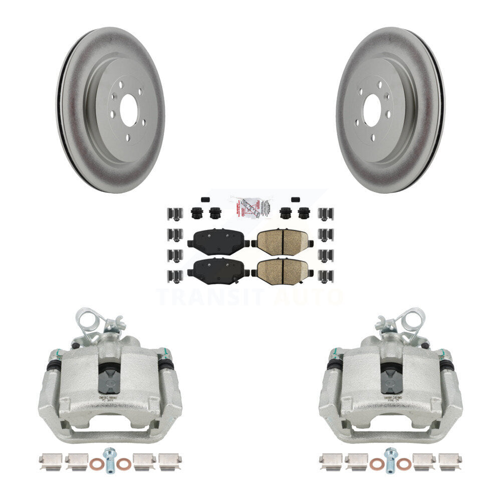 Transit Auto KCG-100848N Disc Brake Kit for 2013-2019 Ford Taurus, Ford Explorer, Ford Special Service Police Sedan & more - Rear product image