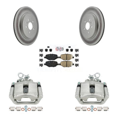 Transit Auto KCG-100848N Disc Brake Kit for 2013-2019 Ford Taurus, Ford Explorer, Ford Special Service Police Sedan & more - Rear product image
