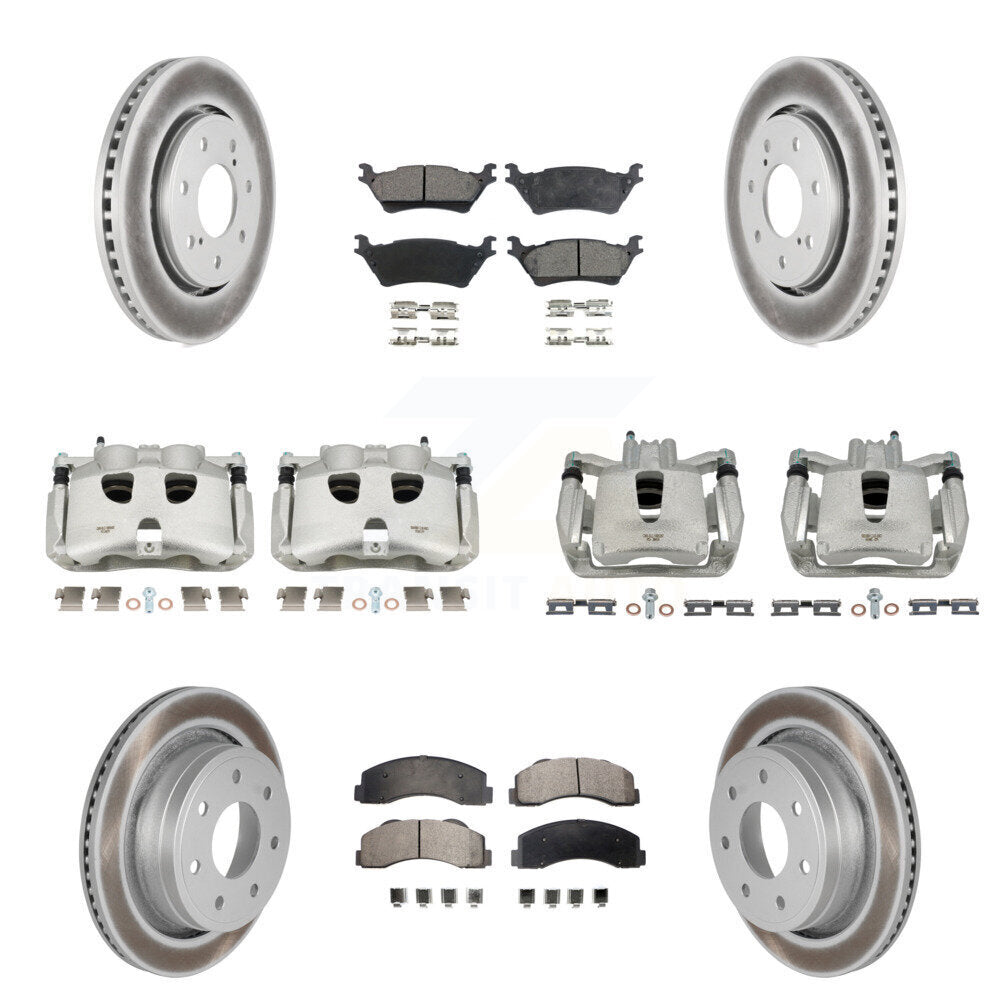 Transit Auto KCG-100848P Disc Brake Kit for 2012-2014 Ford F-150 - Front and Rear product image