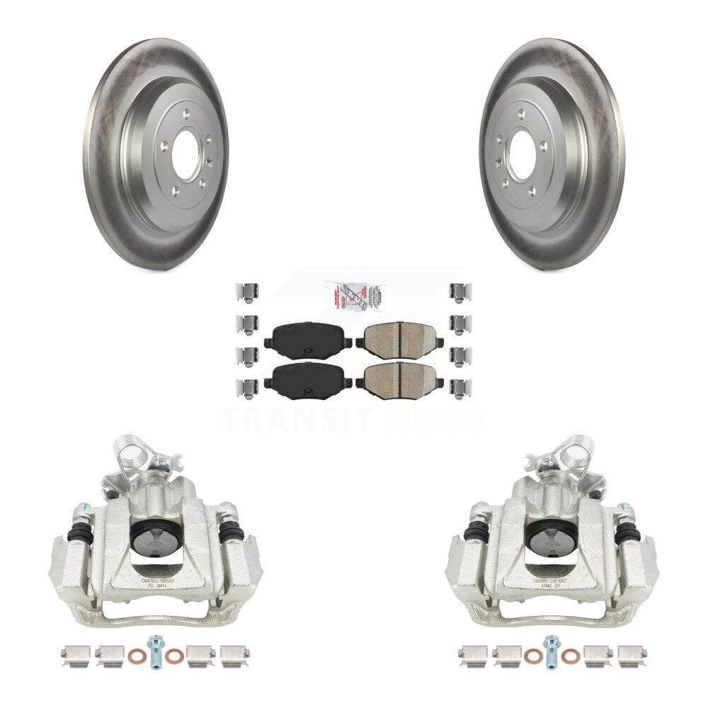 Transit Auto KCG-100849N Disc Brake Kit for 2010-2019 Ford Explorer, Ford Taurus, Ford Flex & more - Rear product image