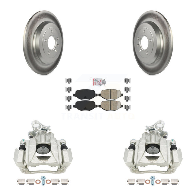 Transit Auto KCG-100849N Disc Brake Kit for 2010-2019 Ford Explorer, Ford Taurus, Ford Flex & more - Rear product image