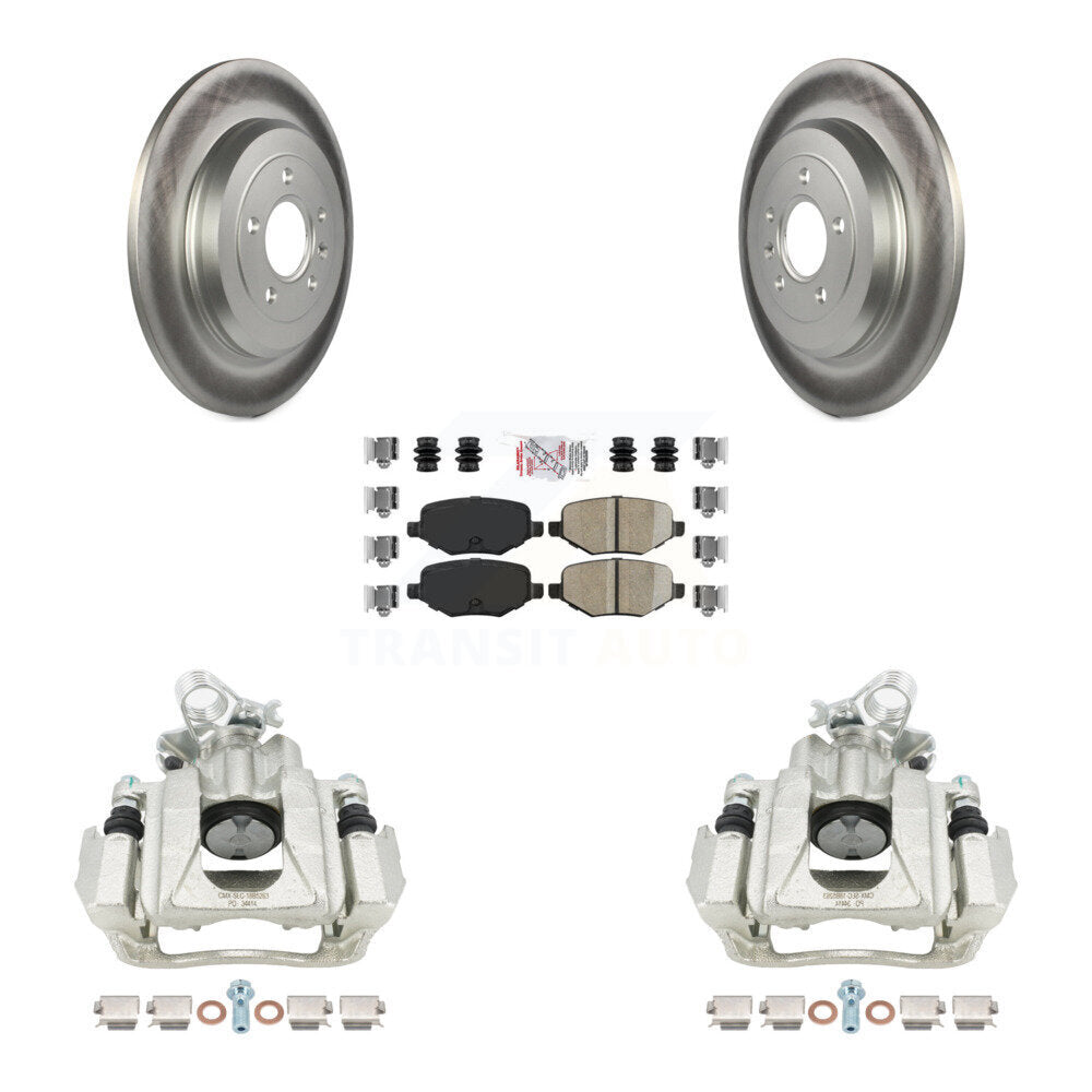 Transit Auto KCG-100850N Disc Brake Kit for 2010-2019 Ford Explorer, Ford Taurus, Ford Flex & more - Rear product image