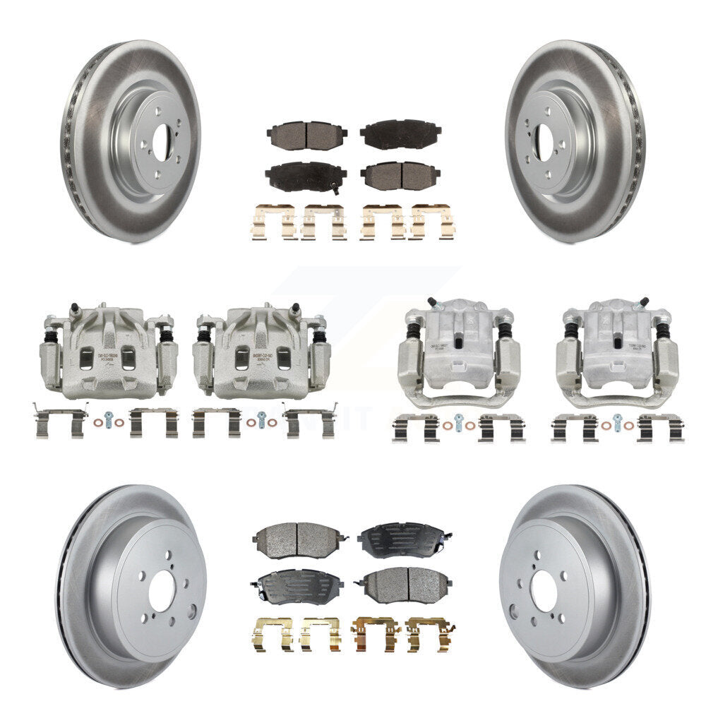 Transit Auto KCG-100851T Disc Brake Kit for 2010-2014 Subaru Legacy, Subaru Outback - Front and Rear product image