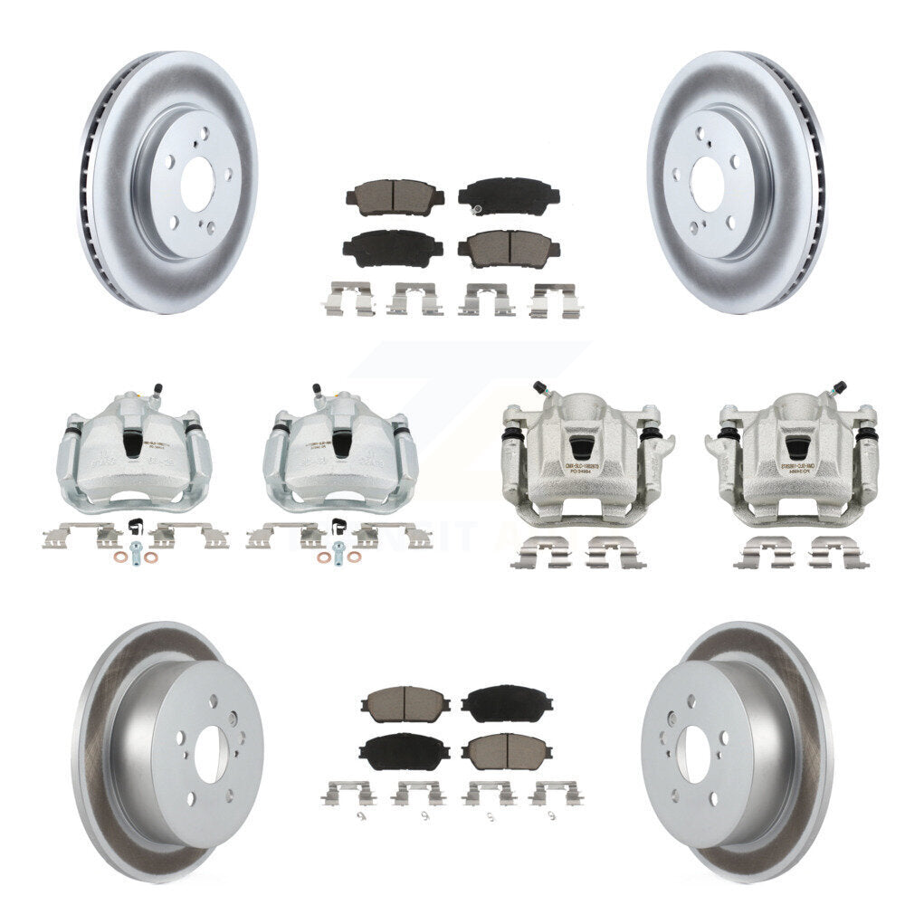 Transit Auto KCG-100852C Disc Brake Kit for 2004-2010 Toyota Sienna - Front and Rear product image