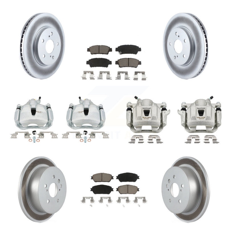 Transit Auto KCG-100852C Disc Brake Kit for 2004-2010 Toyota Sienna - Front and Rear product image