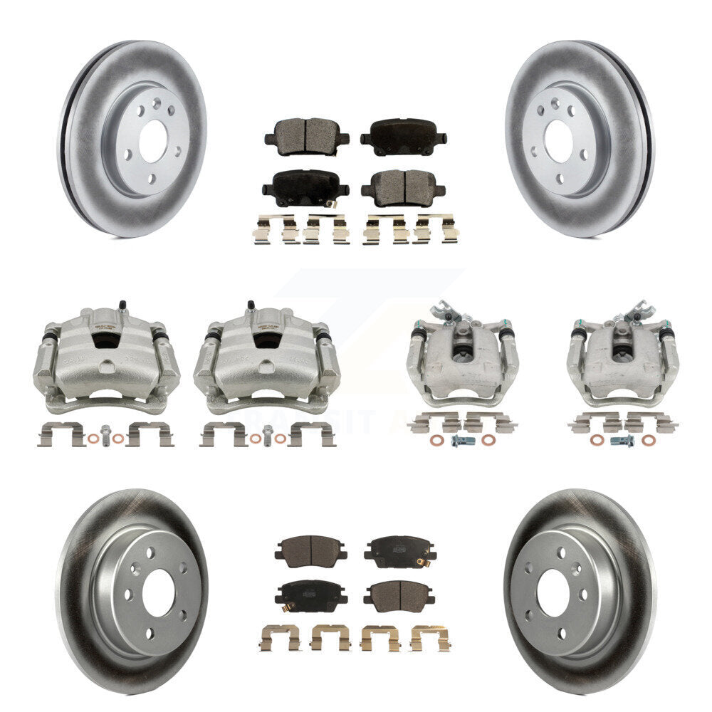 Transit Auto KCG-100853T Disc Brake Kit for 2017-2019 Chevrolet Cruze - Front and Rear product image
