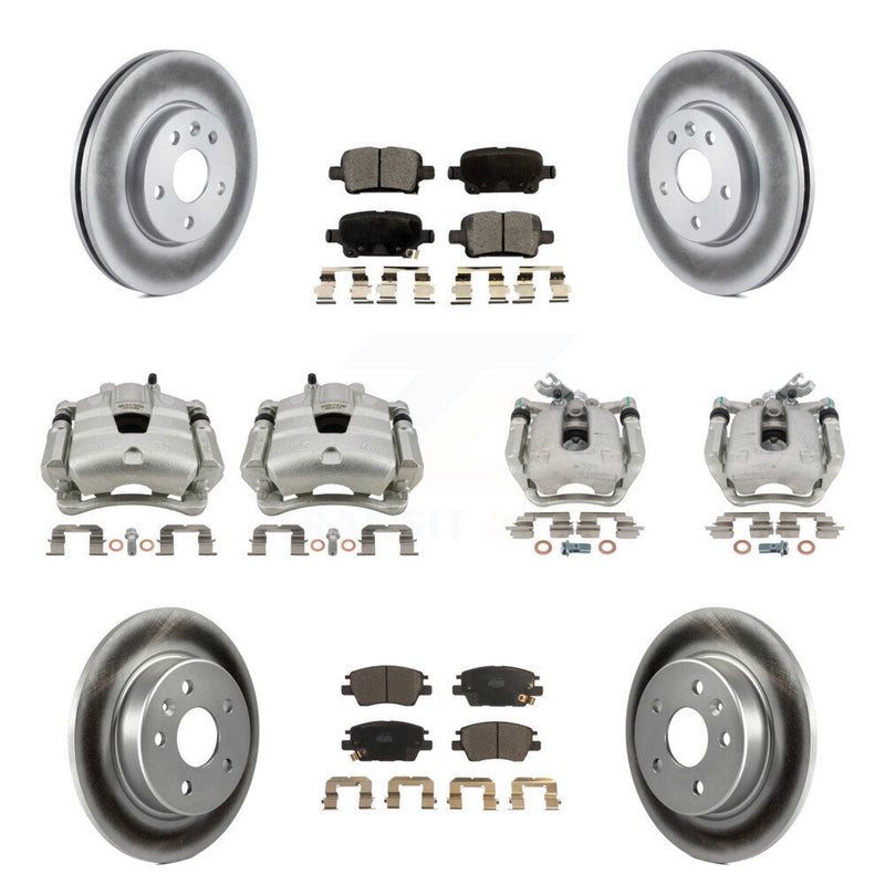 Transit Auto KCG-100853T Disc Brake Kit for 2017-2019 Chevrolet Cruze - Front and Rear product image