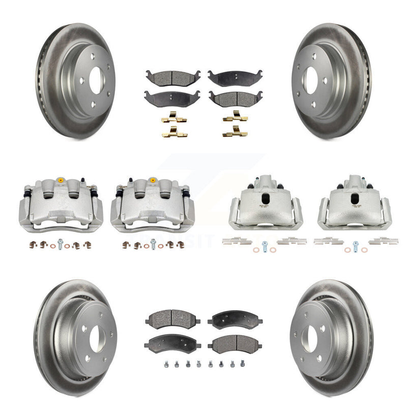 Transit Auto KCG-100854P Disc Brake Kit for 2007-2009 Chrysler Aspen, Dodge Durango - Front and Rear product image