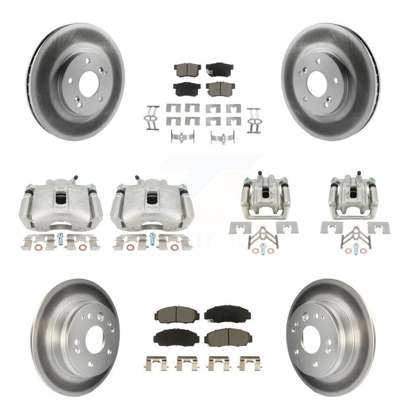 Transit Auto KCG-100855C Disc Brake Kit for 1999-2008 Acura TL - Front and Rear product image
