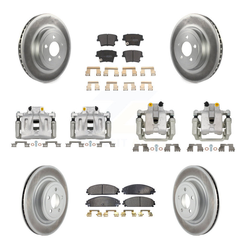 Transit Auto KCG-100855P Disc Brake Kit for 2011 Dodge Charger - Front and Rear product image