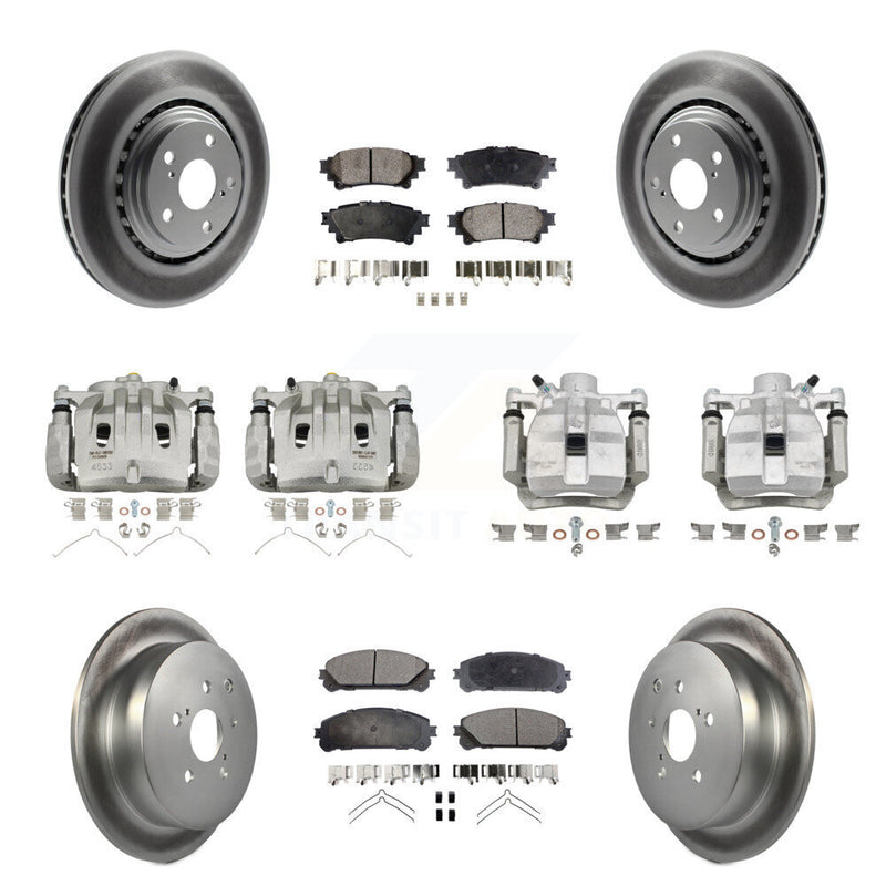 Transit Auto KCG-100855T Disc Brake Kit for 2010-2012 Lexus RX450h, Lexus RX350 - Front and Rear product image