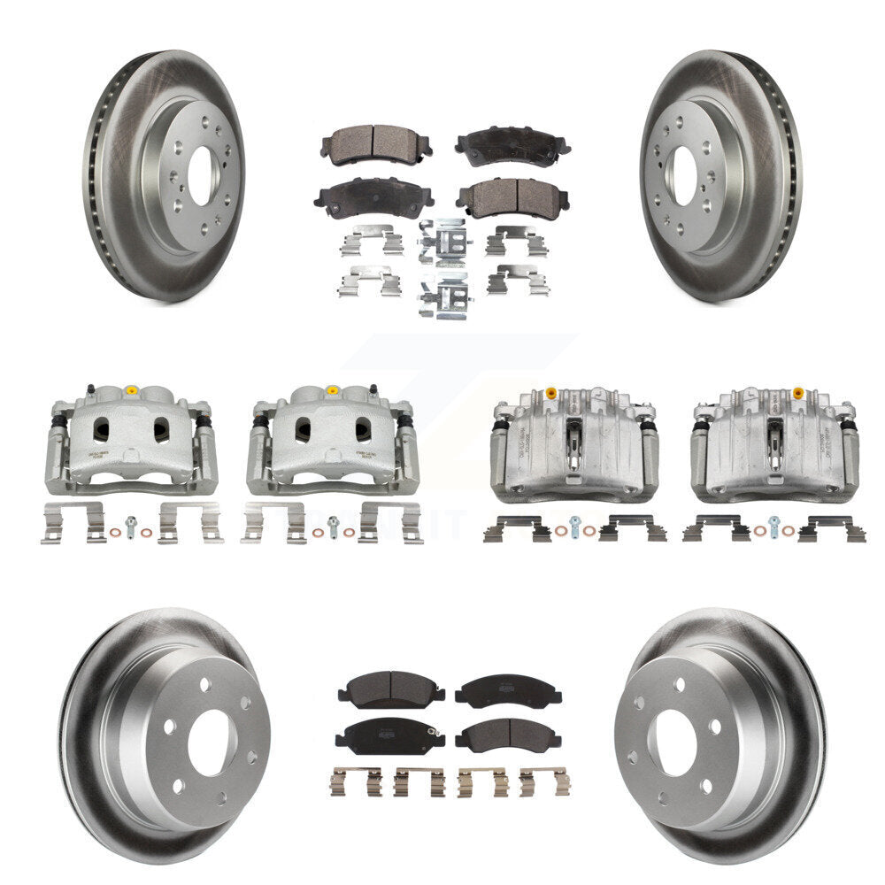 Transit Auto KCG-100856P Disc Brake Kit for 2007 Chevrolet Silverado 1500 Classic - Front and Rear product image