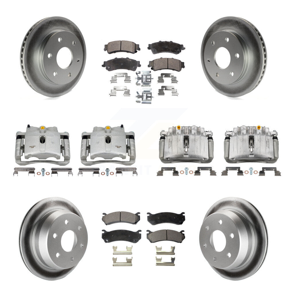 Transit Auto KCG-100857P Disc Brake Kit for 2007 Chevrolet Silverado 1500 Classic, GMC Sierra 1500 Classic - Front and Rear product image