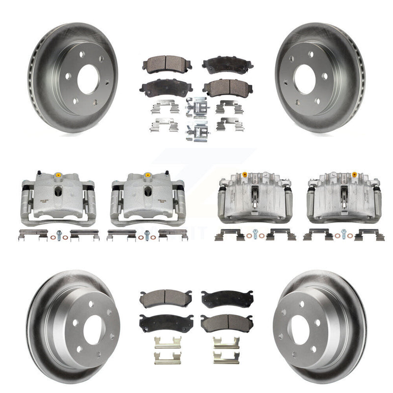 Transit Auto KCG-100857P Disc Brake Kit for 2007 Chevrolet Silverado 1500 Classic, GMC Sierra 1500 Classic - Front and Rear product image