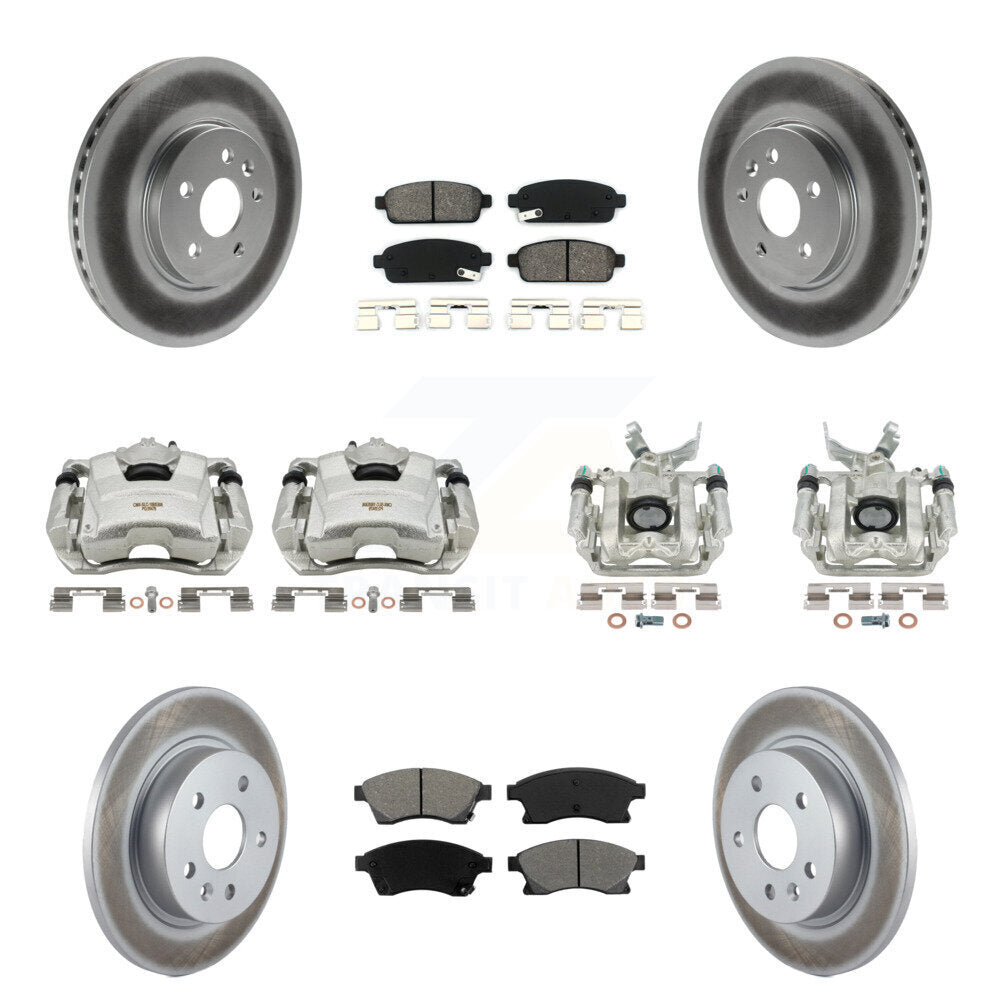 Transit Auto KCG-100858S Disc Brake Kit for 2013-2014 Chevrolet Sonic - Front and Rear product image