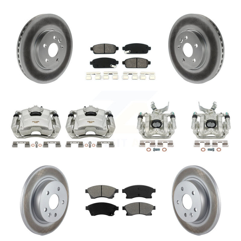 Transit Auto KCG-100858S Disc Brake Kit for 2013-2014 Chevrolet Sonic - Front and Rear product image