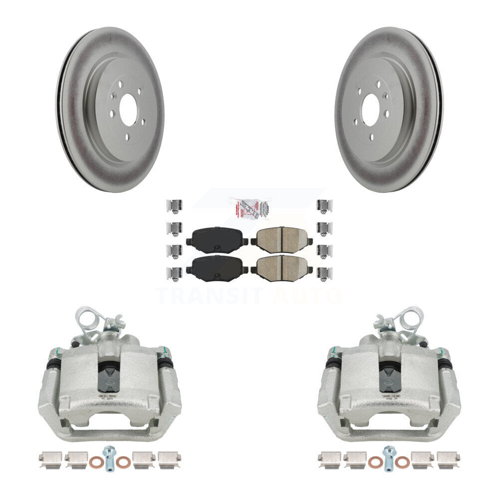 Transit Auto KCG-100859N Disc Brake Kit for 2013-2019 Ford Taurus, Ford Explorer, Lincoln MKS & more - Rear product image