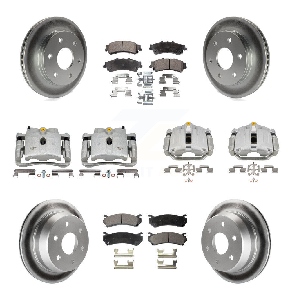 Transit Auto KCG-100859P Disc Brake Kit for 1999-2005 Chevrolet Astro, GMC Safari, Chevrolet Silverado 1500 & more - Front and Rear product image