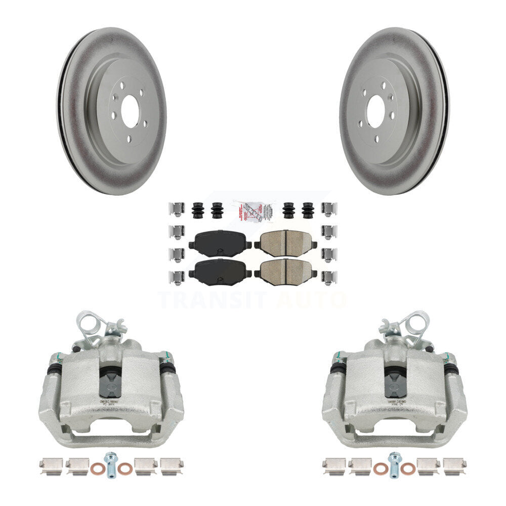 Transit Auto KCG-100860N Disc Brake Kit for 2013-2019 Ford Taurus, Ford Explorer, Lincoln MKS & more - Rear product image