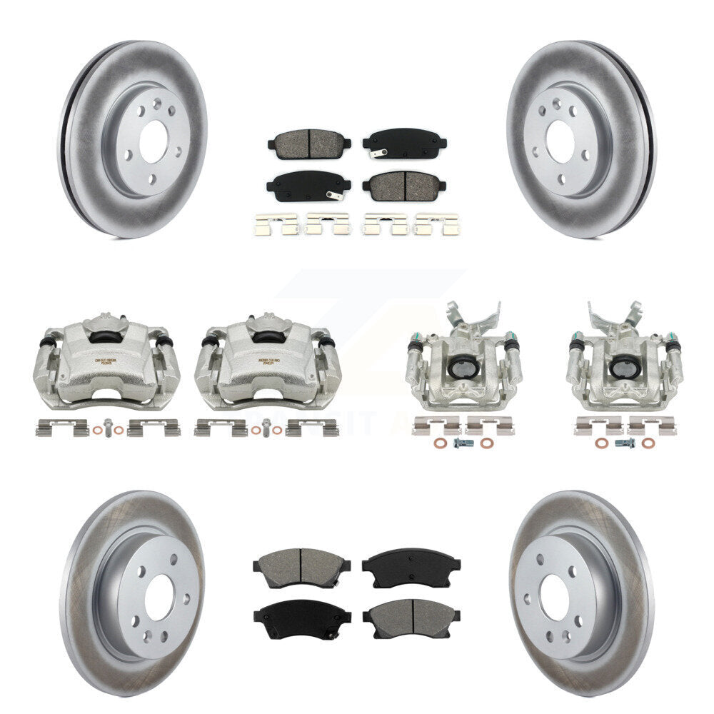 Transit Auto KCG-100860S Disc Brake Kit for 2014-2016 Chevrolet Sonic - Front and Rear product image