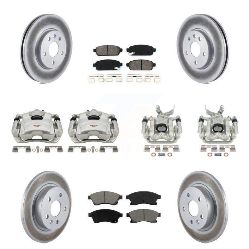 Transit Auto KCG-100860S Disc Brake Kit for 2014-2016 Chevrolet Sonic - Front and Rear product image