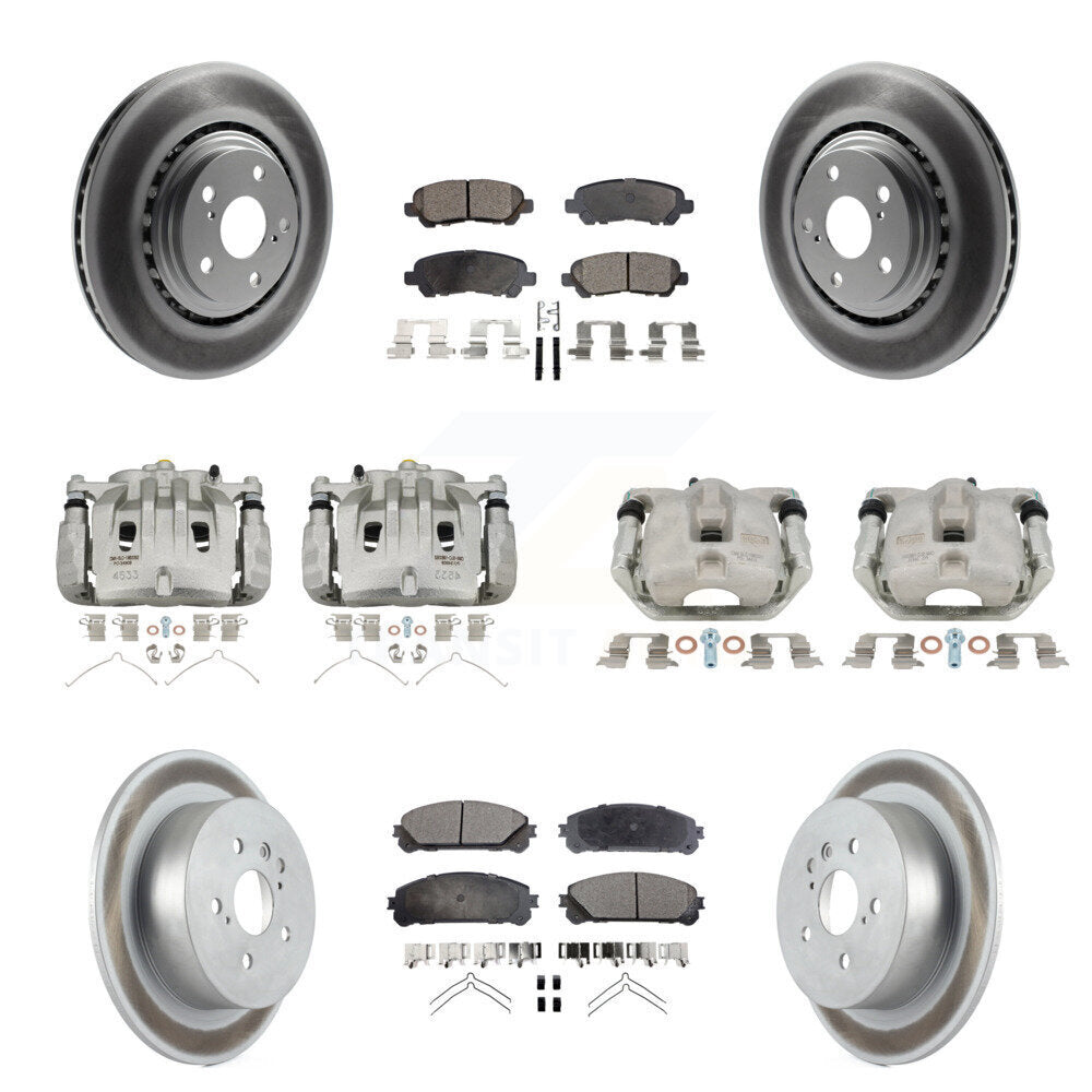 Transit Auto KCG-100860T Disc Brake Kit for 2008-2013 Toyota Highlander - Front and Rear product image